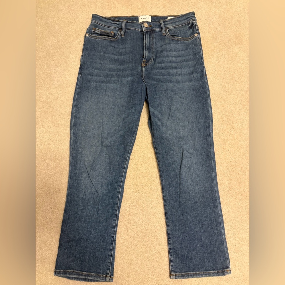 Frame Le High Jeans in Bestia